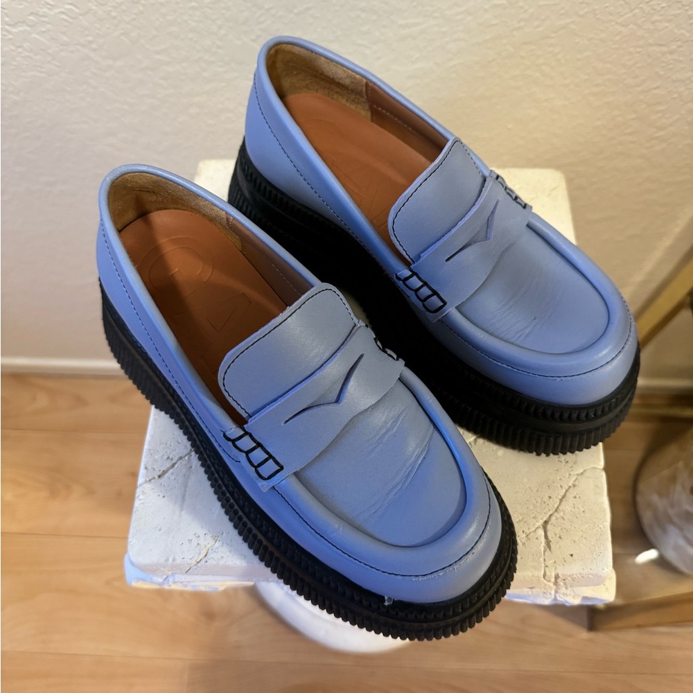 GANNI PLATFORM LOAFERS